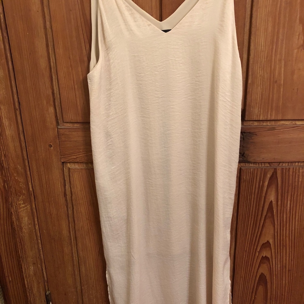 Silky Ivory Slip Dress. Size M. Never worn.